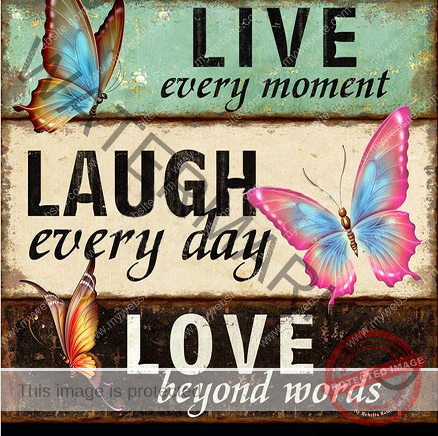 FM4GJO34CWD6DQKG5WULESVA Live, Laugh, Love 18" X 18" - Image 1