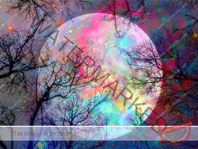 MI4CTFMBPYY2TXB6HXJSXAB3 Colourful Moon 16"x18" - Image 1